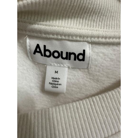 Abound women's white sweatshirt shorts loungewear set " love who you are" Medium - Picture 3 of 7